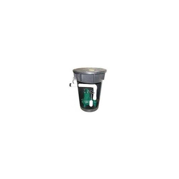 Zoeller Zoeller 912-0082 2 in. 0.4 HP Cast Iron Preassembled Sewage Pump System with Side Discharge 912-0082 - main